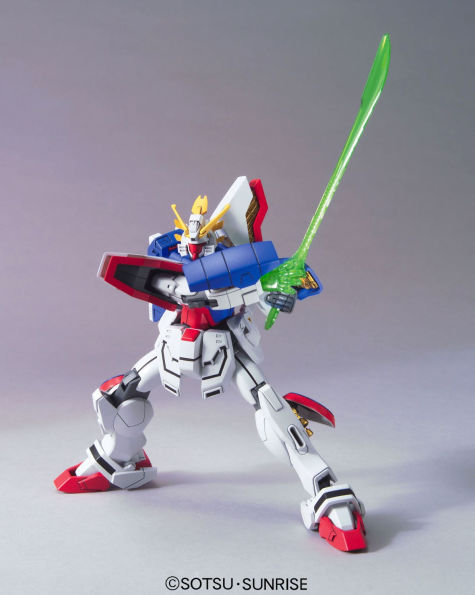 #127 Shining Gundam, G Gundam, Bandai Hobby 1/144 HGFC