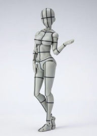 Title: Body Chan -Kentaro Yabuki- Wire Frame (Gray Color Ver.) , Bandai Spirits S.H Figuarts