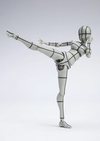 Body Chan -Kentaro Yabuki- Wire Frame (Gray Color Ver.) , Bandai Spirits S.H Figuarts