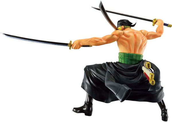 Anime Heroes One Piece Roronoa Zoro 6.5 Action Figure Bandai USED