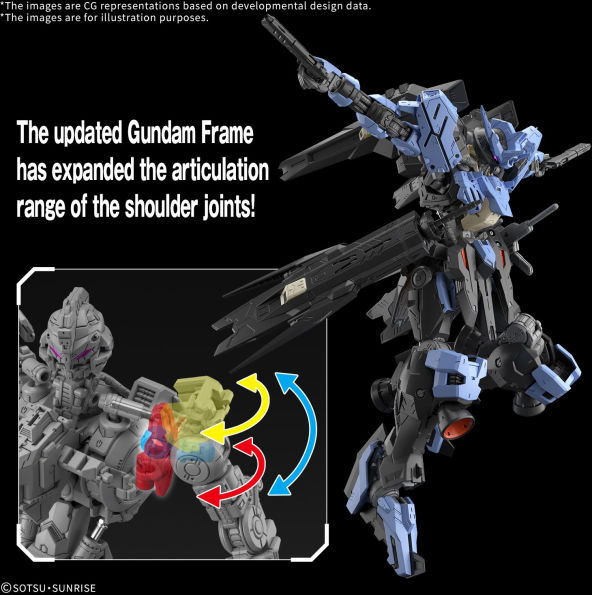 Gundam Vidar, Mobile Suit Gundam Iron Blood Orphans, Bandai Hobby MG 1/100