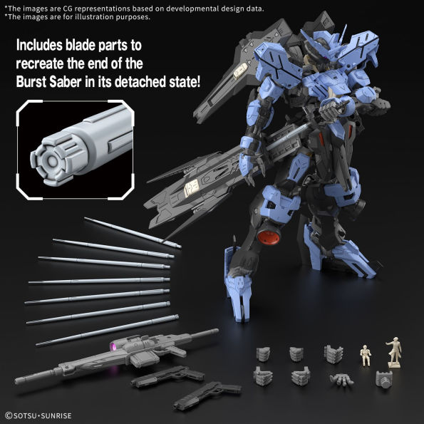 Gundam Vidar, Mobile Suit Gundam Iron Blood Orphans, Bandai Hobby MG 1/100