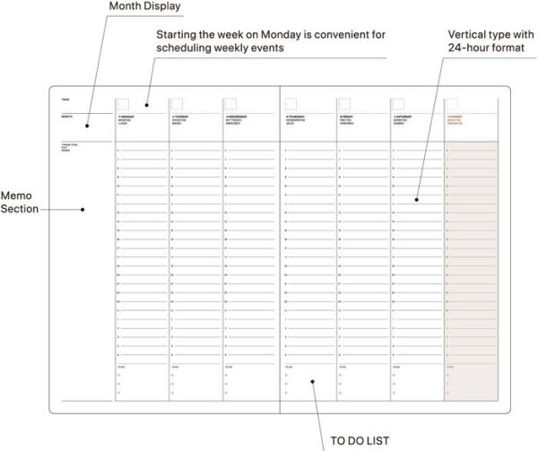 Stayle Notebook Weekly