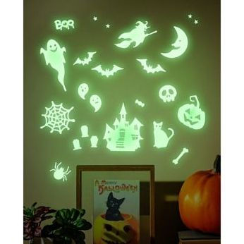 Gloplay Halloween Town Wall Stickers