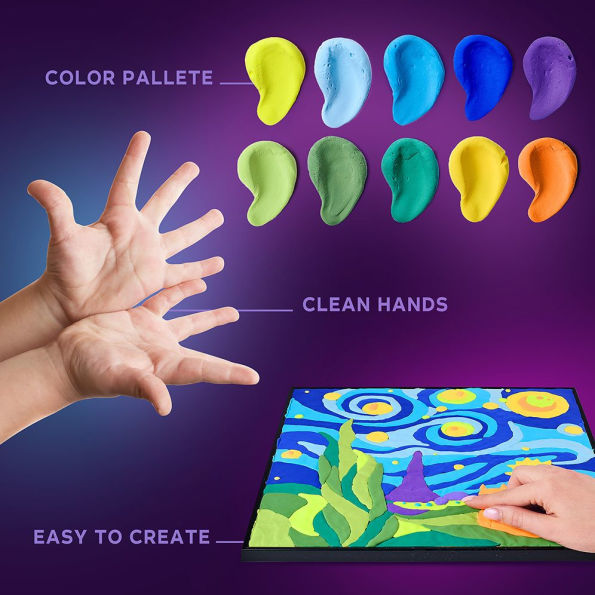 Coloring with clay set by numbers TM OKTO 29 29 cm Little prince night