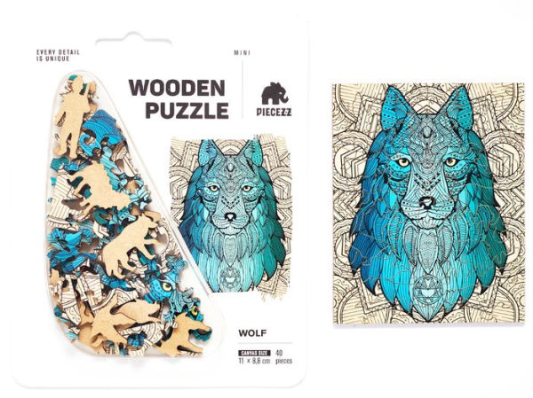 PIECEZZ WOLF 40 PIECE PUZZLE