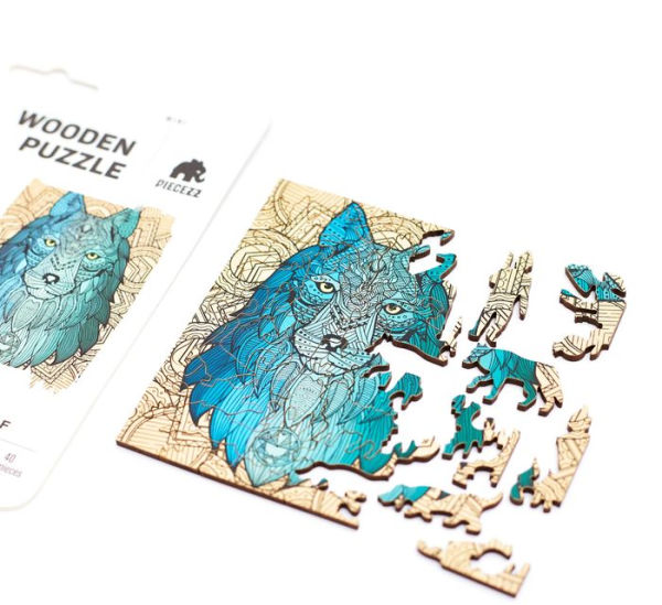 PIECEZZ WOLF 40 PIECE PUZZLE