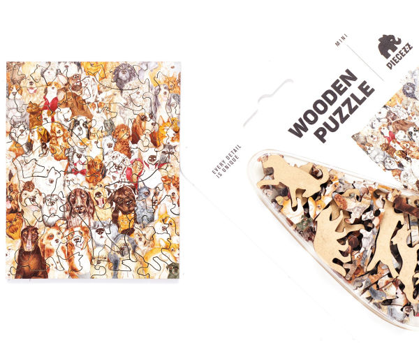 PIECEZZ DOG PARTY 40 PIECE PUZZLE