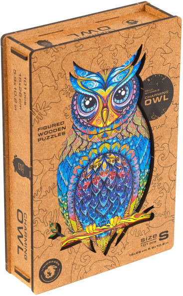 Charming Owl Wooden Jigsaw Puzzle