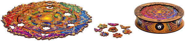 Mandala Inexhaustible Abundance Wooden Jigsaw Puzzle