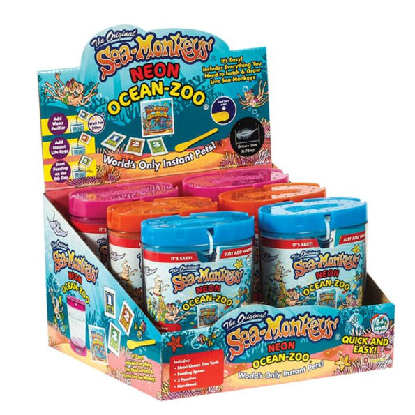 Sea Monkey Ocean Zoo Assorted PDQ