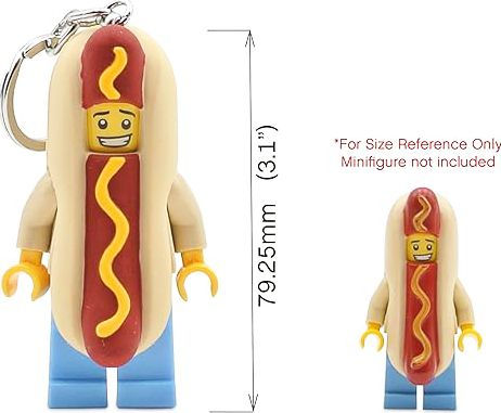 LEGO® Minifigures¿ Hot Dog Man Keychain Light