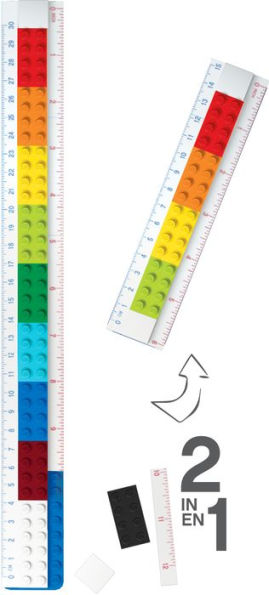 LEGO ICONIC CONVERTIBLE RULER WITH MINIFIGURE