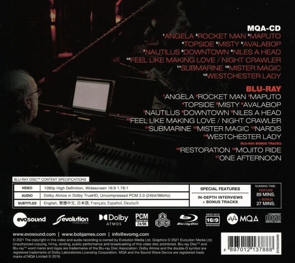 Bob James Trio: Feel Like Making Live! [CD/Blu-ray]