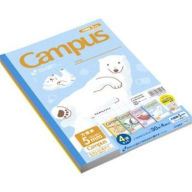 Title: CAMPUS NOTEBOOK 5MM GRID ANIMAL 4 PATTERN PACK