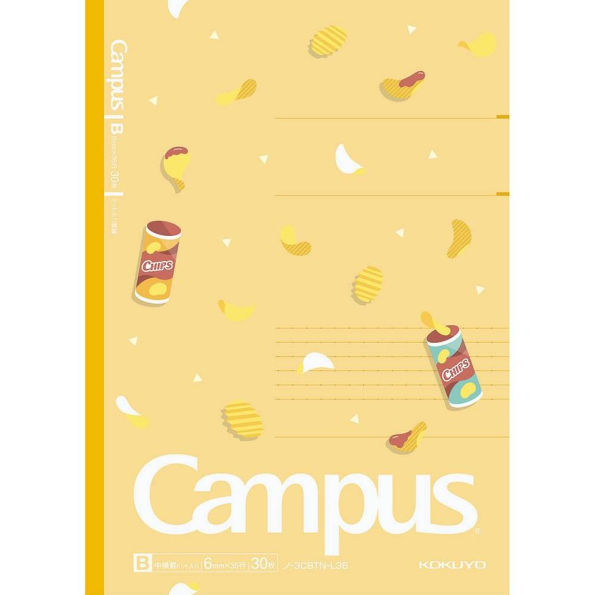 Snack Motif Campus Notebooks