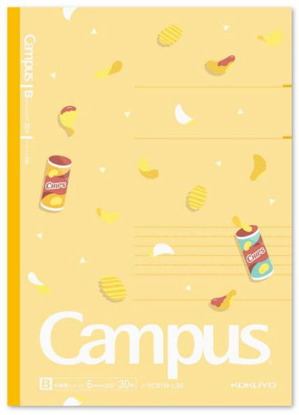 Limited Edition Campus Notebook Snack Motif