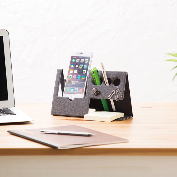 NAKABAYASHI Stationery Japan Ori-pactDesk OrganizerM Gray