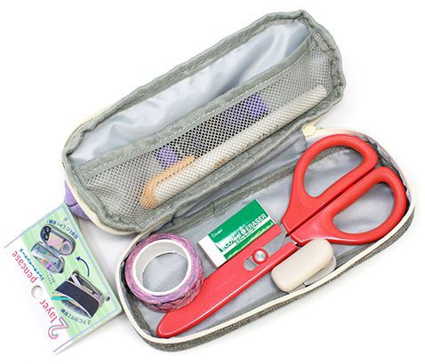 Raymay 2 Layer Pen Case Violet