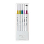 Alternative view 1 of EMOTT Fineliner Retro Pen Set 5PC