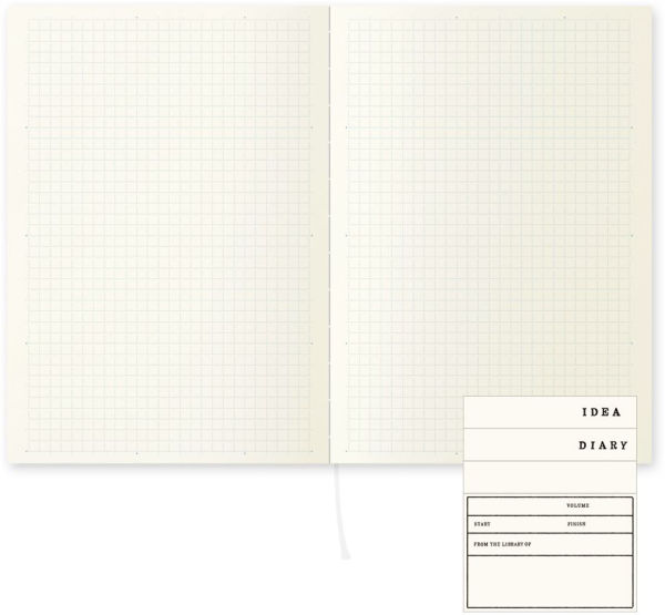 Midori A5 Journal Pages - Gridded