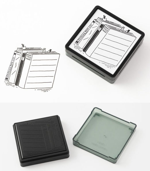 Midori Paintable Stamp - Pre-inked Book