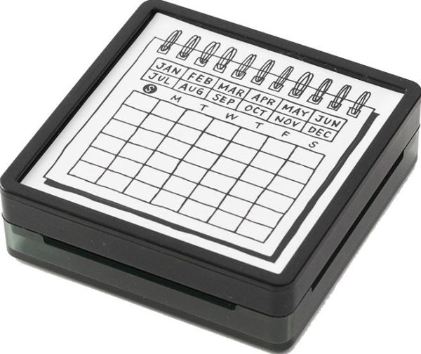 Midori Paintable Stamp - Pre-inked Calendar