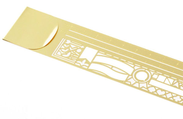 Midori Clip Ruler in Gold