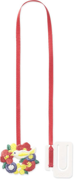 Midori Embroidery Bookmark Clip Bird