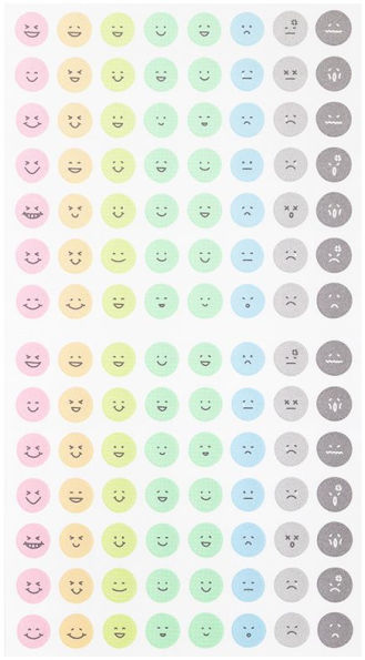 Midori Stickers - Feeling Faces