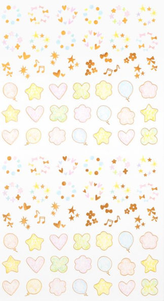 Midori Stickers - Date Twinkling Pastel