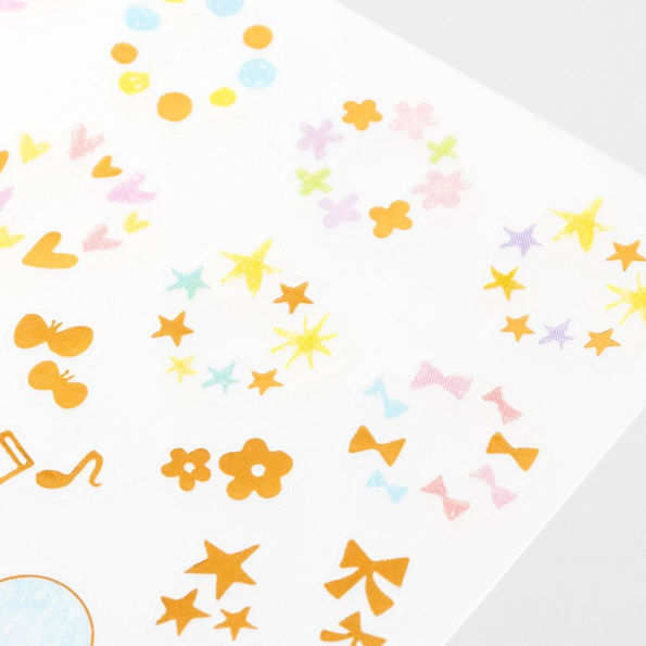 Midori Stickers - Date Twinkling Pastel