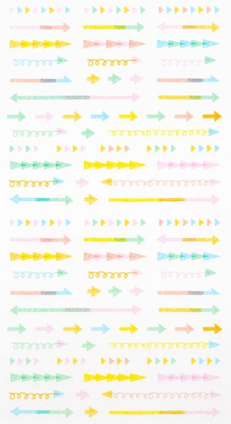 Midori Stickers - Pastel Arrows