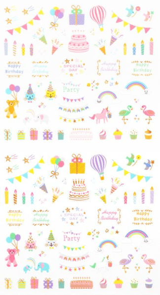 Midori Stickers - Anniversaries and Birthdays