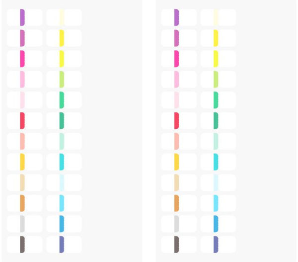 Midori Index Labels: Chiratto 24 Vivid Colors