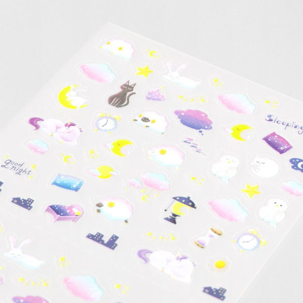 Midori Stickers - Health and Sleep