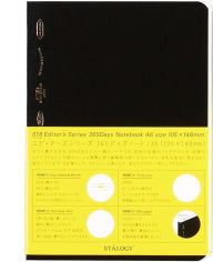 Title: 365 Days Notebook Gridded A6 Black