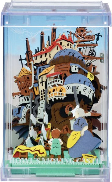 PTC-T07 Howl's Moving Castle - Good Weather for Laundry Day Paper Theater Cube 