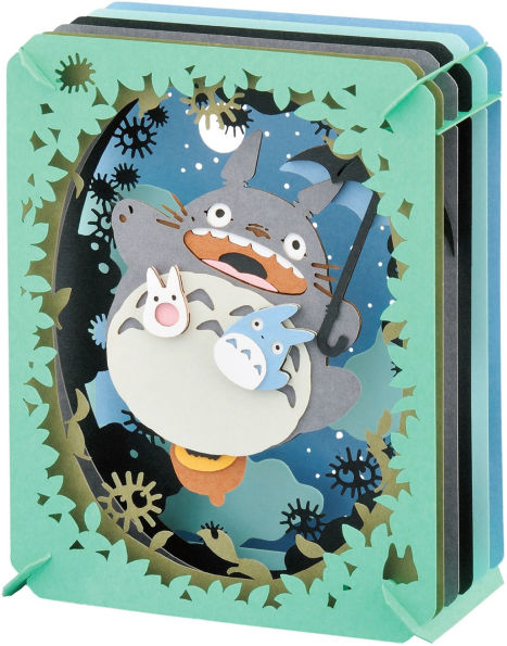 "My Neighbor Totoro" Totoro Illuminated by the Moon Ensky Paper Theater