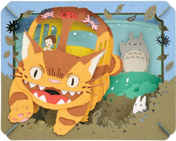 "My Neighbor Totoro" Catbus Looking for Mei Ensky Paper Theater