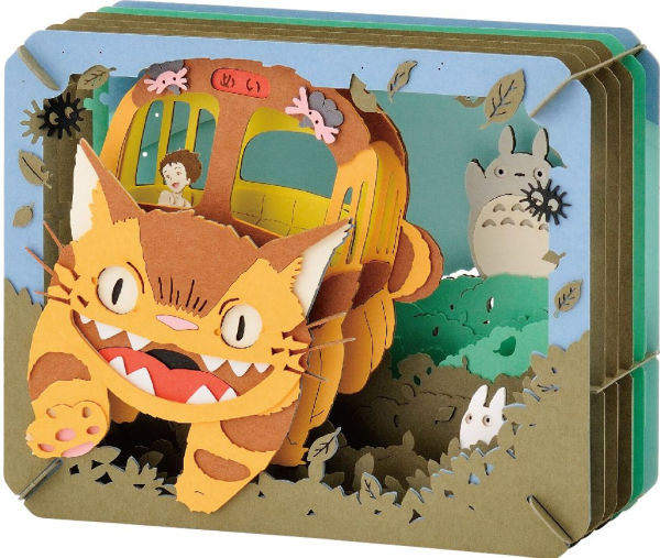 "My Neighbor Totoro" Catbus Looking for Mei Ensky Paper Theater