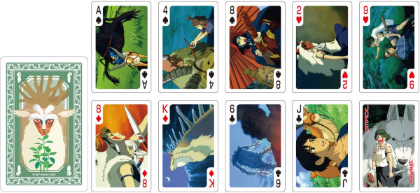 Princess Mononoke Scenes Playing Cards Ensky Playing Cards