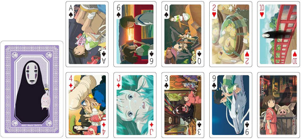 Spirited Away Movie Scenes Playing Cards