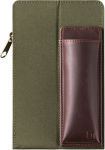 Alternative view 1 of KING JIM Pen Case Ittsui Top-in Type Khaki x Brown