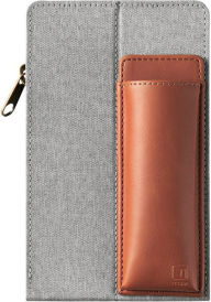 Title: KING JIM Pen Case Ittsui Top-in Type Gray x Camel