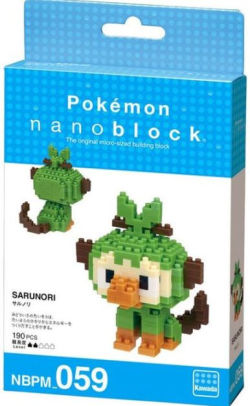 Nanoblock Pokemon Grookey By Schylling Nanoblock Barnes Noble