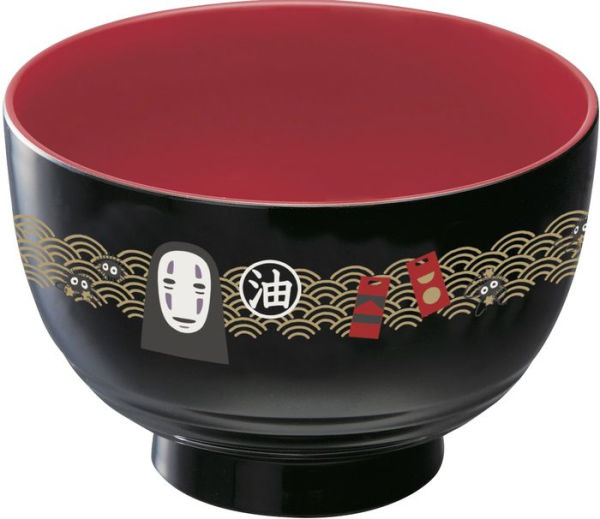 No Face Traditional Japanese Lacquer Ware Small Bowl "Spirited Away" Skater