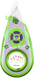 Title: PLUS Deco Rush Decoration Tape FLOWER FIELD
