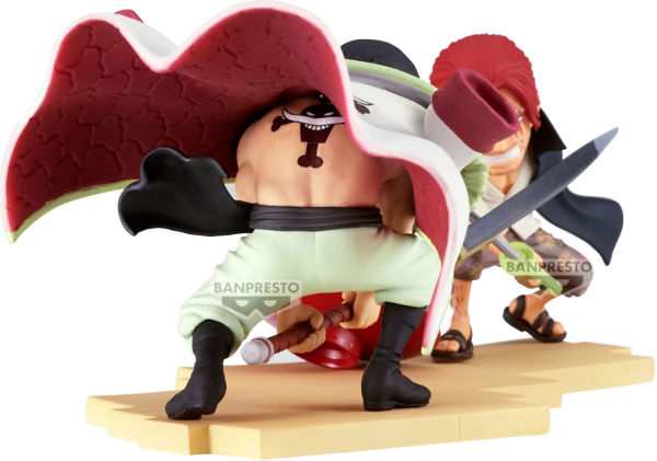 Edward Newgate vs Shanks One Piece, Banpresto World Collectable Figure Log Stories