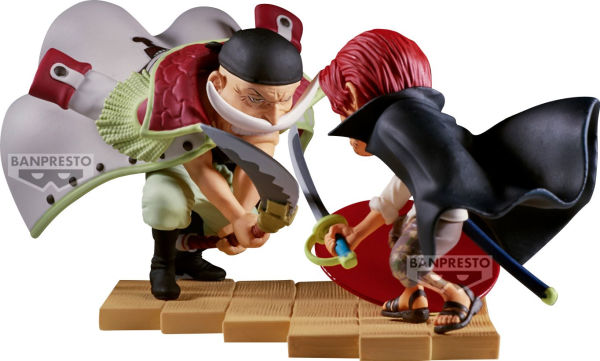 Edward Newgate vs Shanks One Piece, Banpresto World Collectable Figure Log Stories